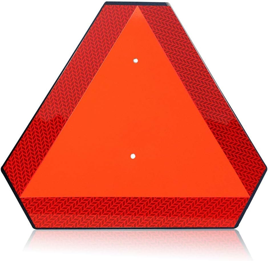 SMV Emblem Reflective Triangle For Golf Cart